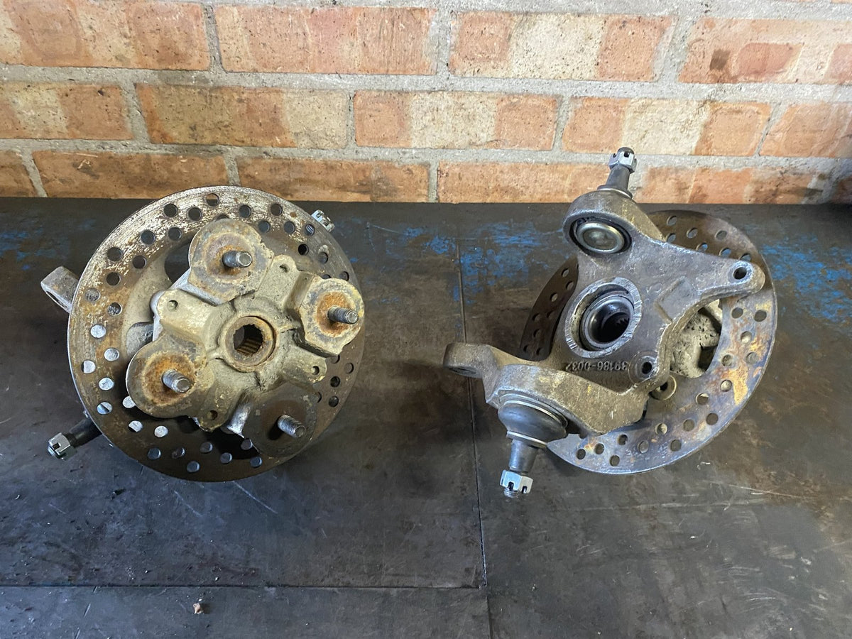 Kawasaki Brute Force 650 front knuckles hubs and discs