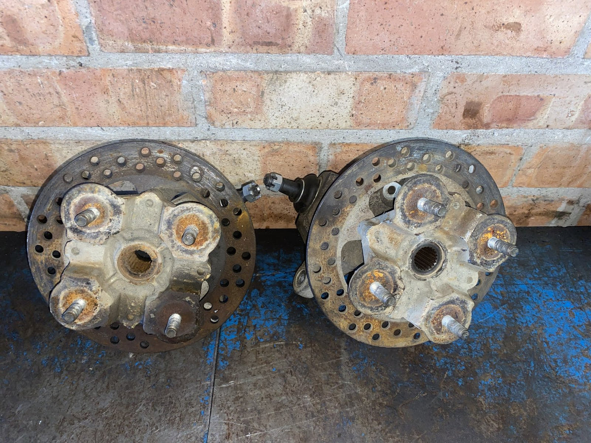 Kawasaki Brute Force 650 front hubs with studs and brake discs