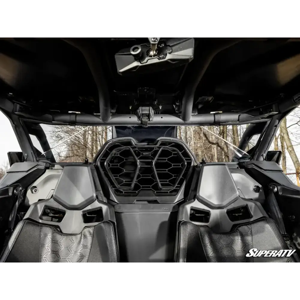 CANAM MAVERICK R UTV REAR WINDSCREEN POLYCARBONATE SuperAtv - Utv sxs windscreens