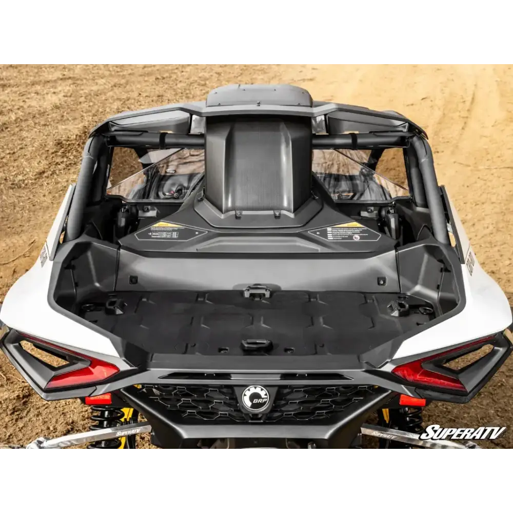 CANAM MAVERICK R UTV REAR WINDSCREEN POLYCARBONATE SuperAtv - Utv sxs windscreens