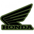 Honda Wing | L/H Tank Sticker 107mm | Black/GreenVehicle Parts & Accessories:ATV, Side - by - Side & UTV Parts & Accessories:Steering & Suspension:A - Arms & SwingarmsMud Hawgz Uk