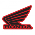 Honda ’Wing’ Left Hand Tank Sticker 107mm