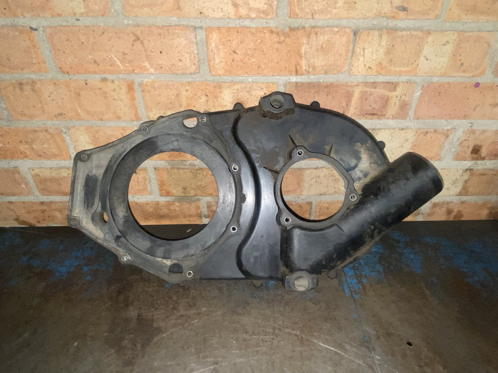 Used Suzuki KingQuad 500 CVT inner clutch cover - outer side with duct