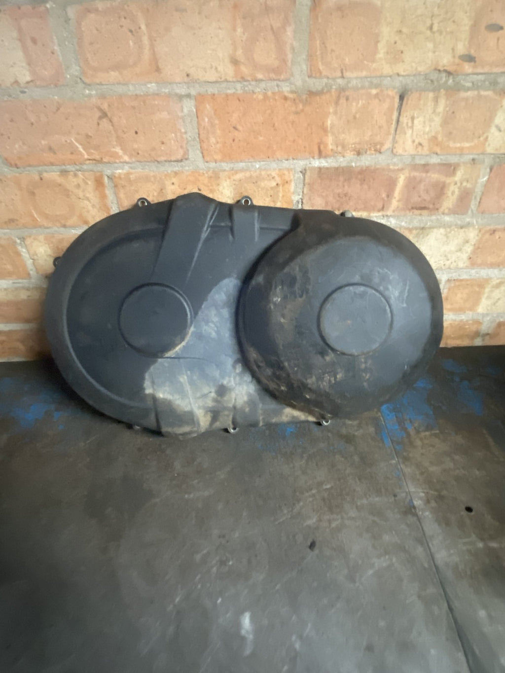 Used Suzuki KingQuad 500 CVT outer clutch cover - front