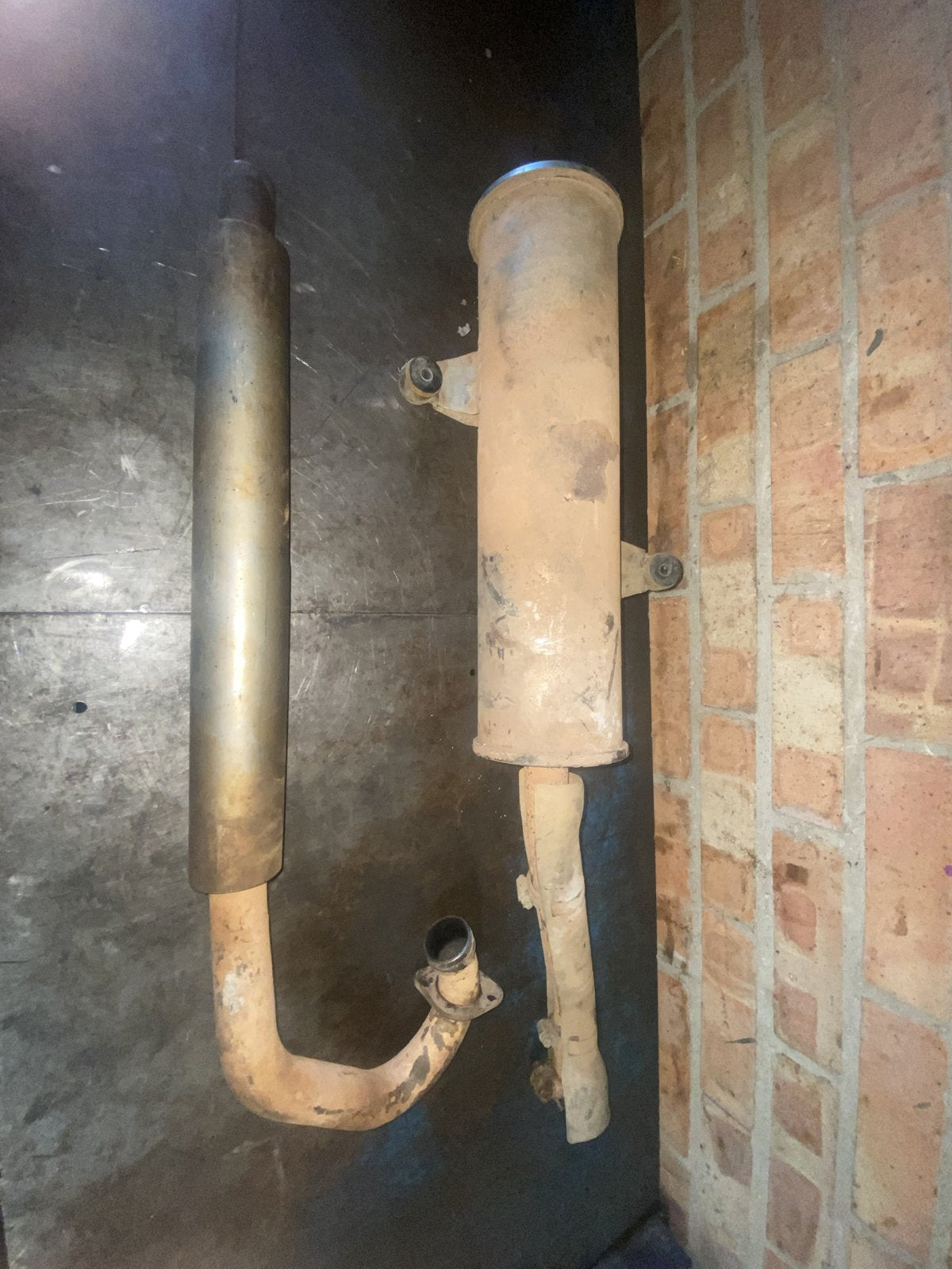 Used Suzuki KingQuad 500 complete exhaust system