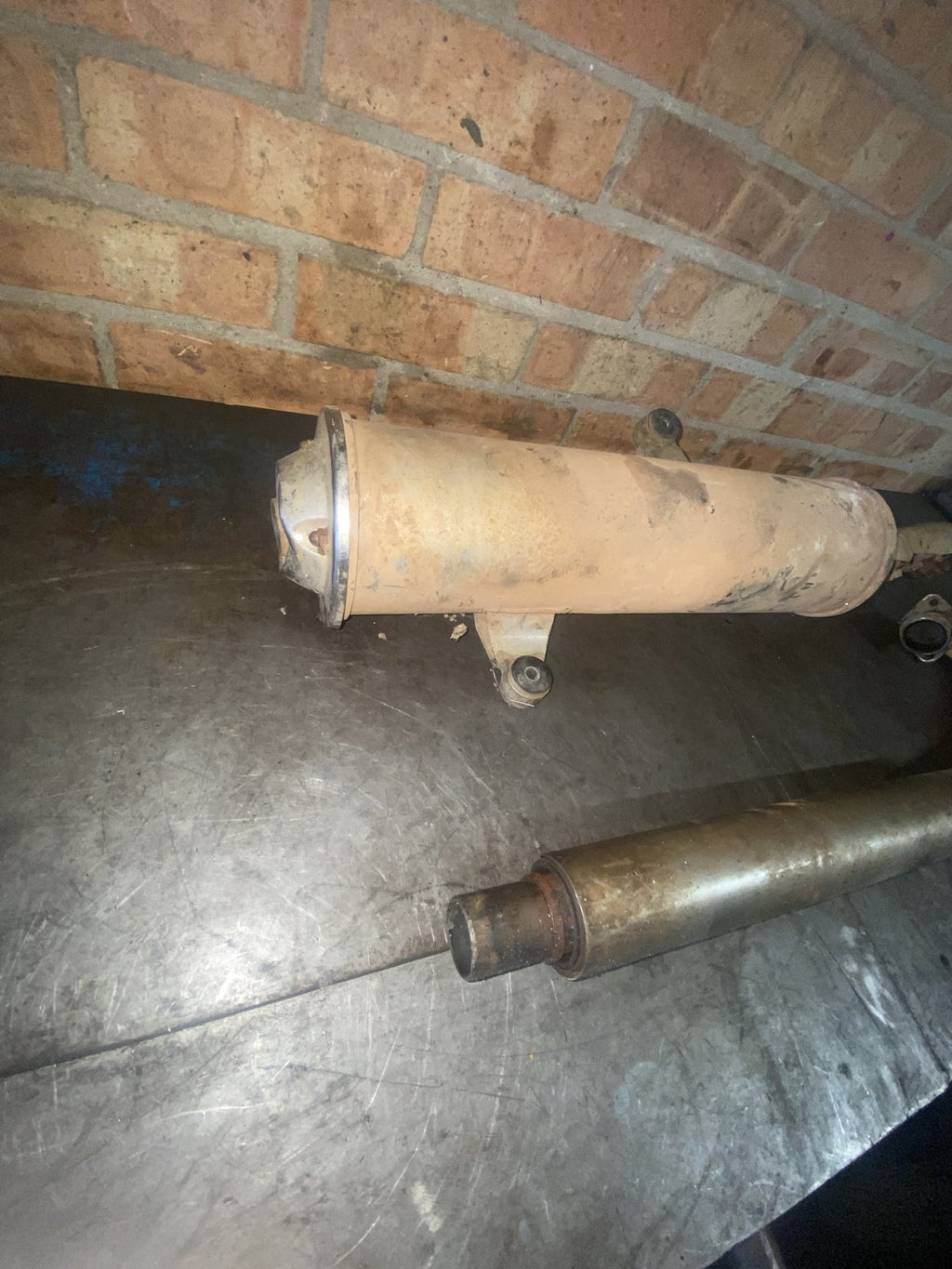 Used Suzuki KingQuad 500 exhaust silencer