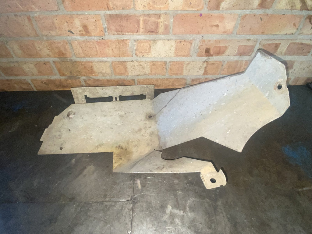 Used Suzuki KingQuad 500 exhaust heat shield - side view