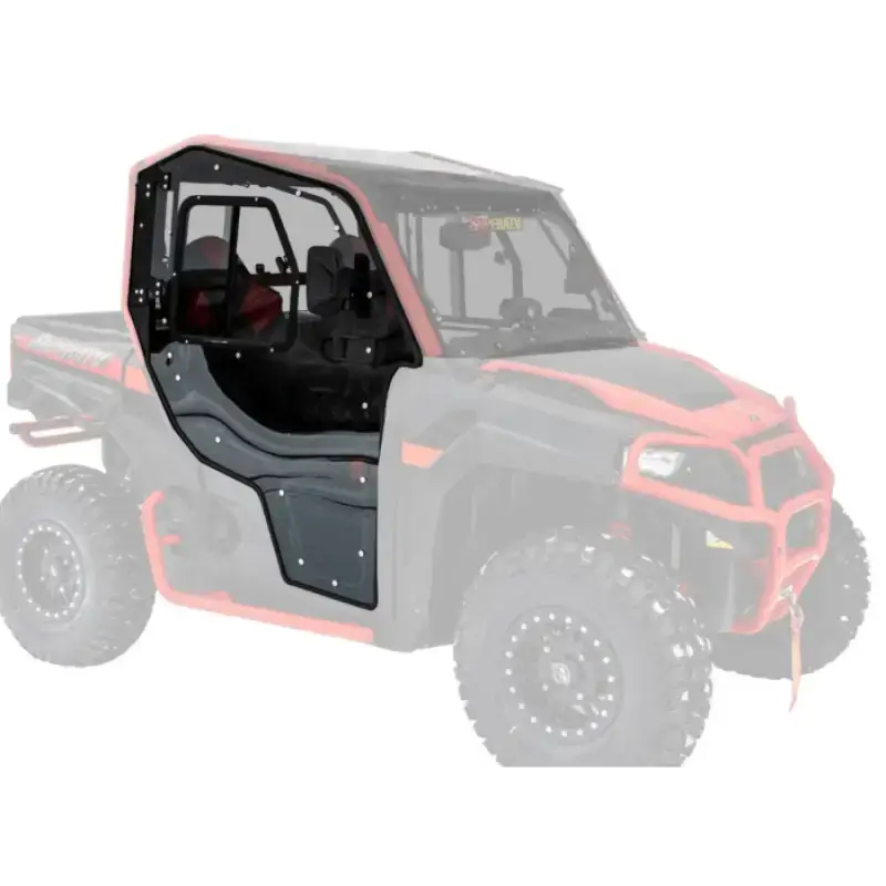 SuperATV Polaris General Cab Enclosure Doors Clear