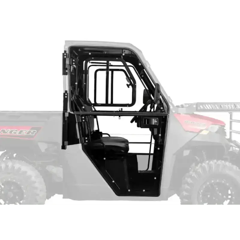 SuperATV POLARIS RANGER CAB ENCLOSURE DOORS CLEAR