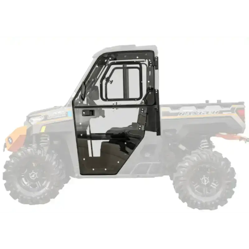 SuperATV POLARIS RANGER XP CAB ENCLOSURE DOORS CLEAR