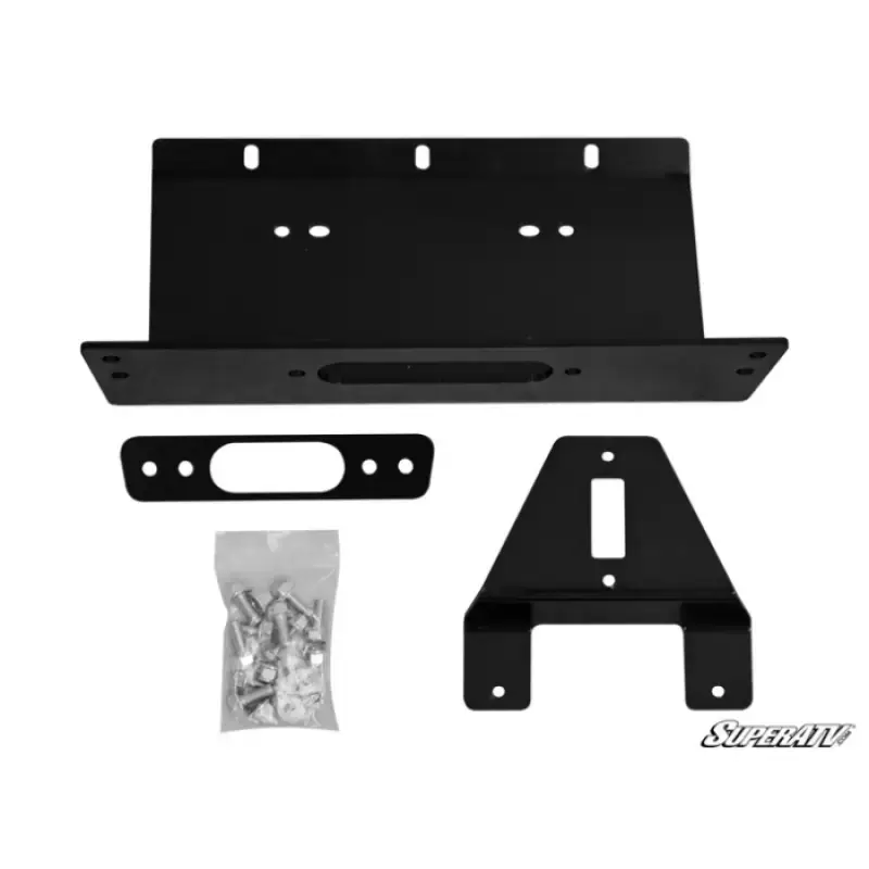 Polaris Ranger Xp Winch Mount Plate, Superatv