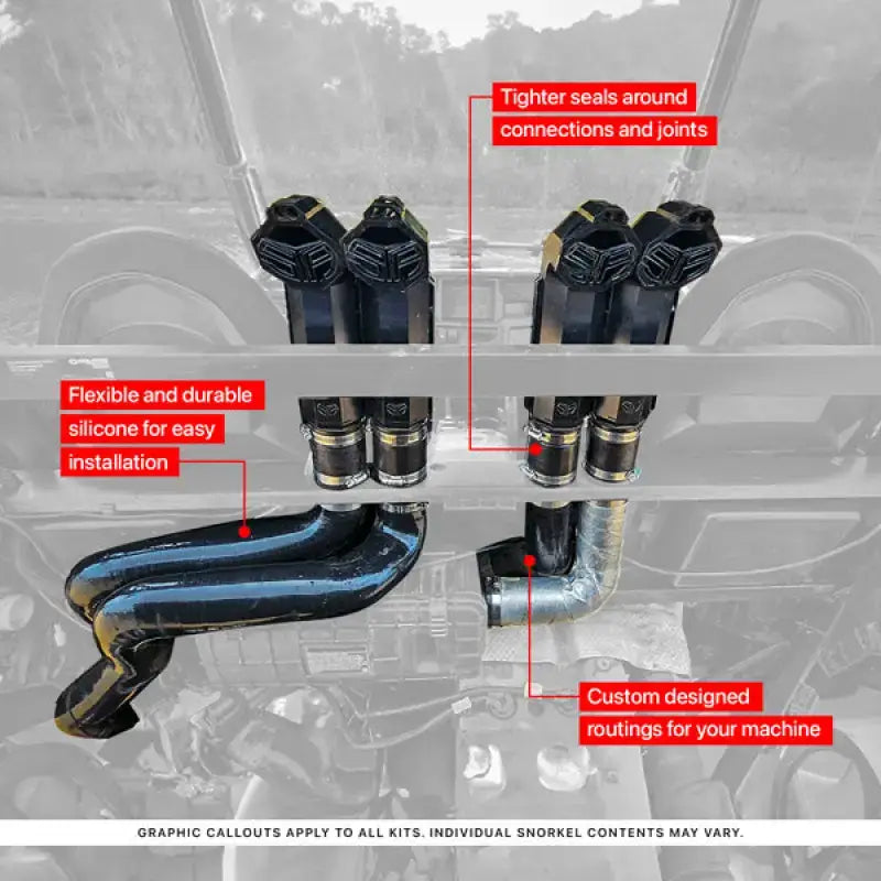 Silicone Riser Kit - Polaris General 1000