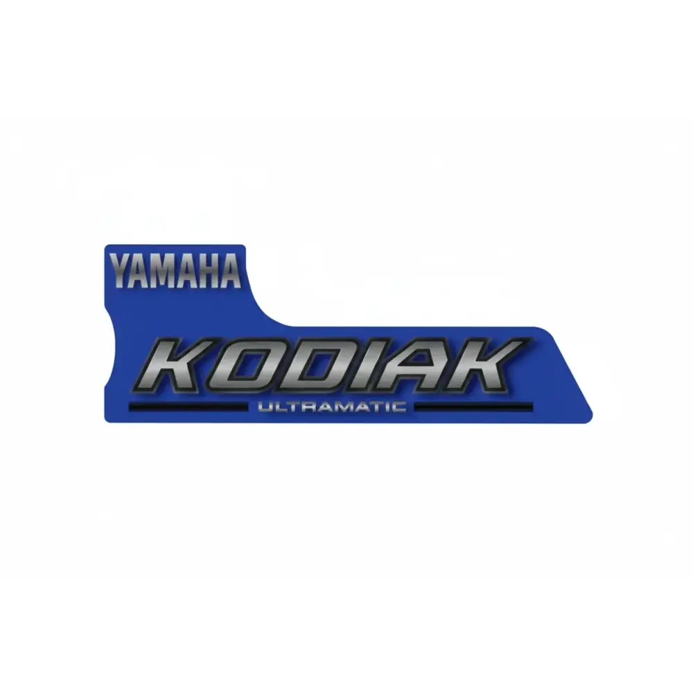 Sticker | Yamaha | Kodiak 400/450 Ultramatic | L/H Tank | BlueVehicle Parts & Accessories:ATV, Side - by - Side & UTV Parts & Accessories:Body & Frame:Body Parts, Doors & Fenders:FendersMud Hawgz Uk