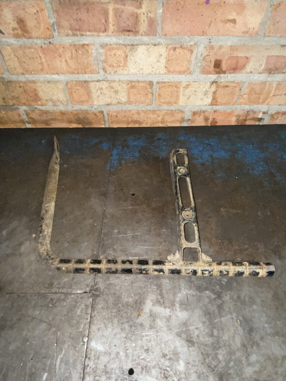 Used Honda TRX footwell bracket - top view