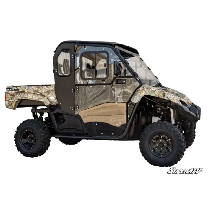 SuperATV Yamaha Viking Cab Enclosure Doors Clear DOOR-Y-VIK-001-72