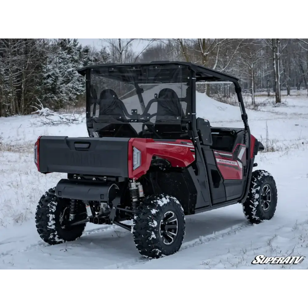 YAMAHA WOLVERINE UTV REAR WINDSHIELD POLYCARBONATE SuperAtv - WINDSCREEN POLYCARBONATE UTV SXS
